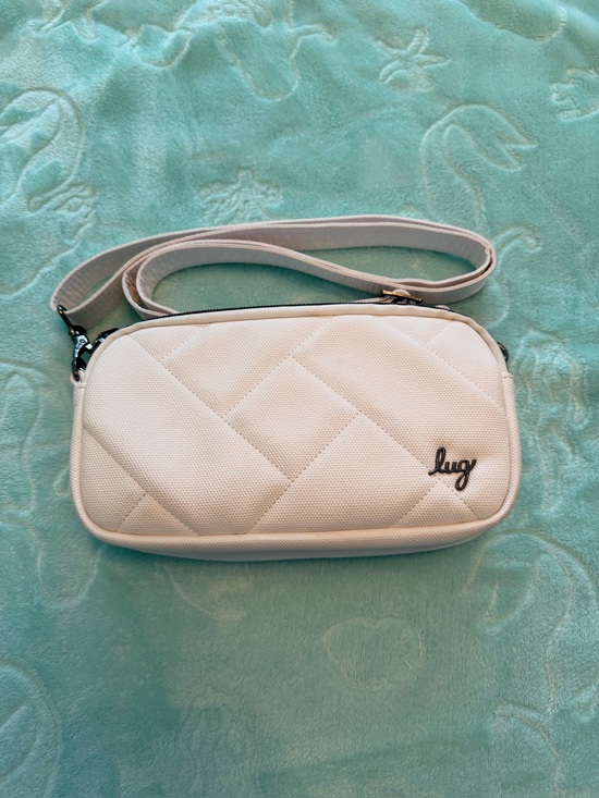 lug Handbags - Lug Coupe XL White Matte Luxe Convertible Crossbody bag
